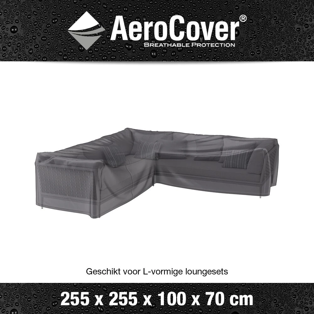 AeroCover Loungesethoes Hoekset 255 X 255 X 70 Cm 3 AeroCover Loungesethoes Hoekset 255 X 255 X 70 Cm - Image 3