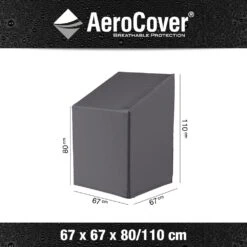 AeroCover Stapelstoelhoes/Gasveerstoelhoes 67 X 67 X 80/110 Cm -Tuinmeubel Verkoop aerocover stapelstoel gasveerstoelhoes antraciet 67x67xh80 1 1000x1000 621e0dbcbb73f l