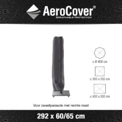 AeroCover Zweefparasolhoes H 292 X 60/65 Cm 6 AeroCover Zweefparasolhoes H 292 X 60/65 Cm -Tuinmeubel Verkoop aerocover zweefparasolhoes antraciet h292x60 65cm 1000x1000 621e0d6ea877b l