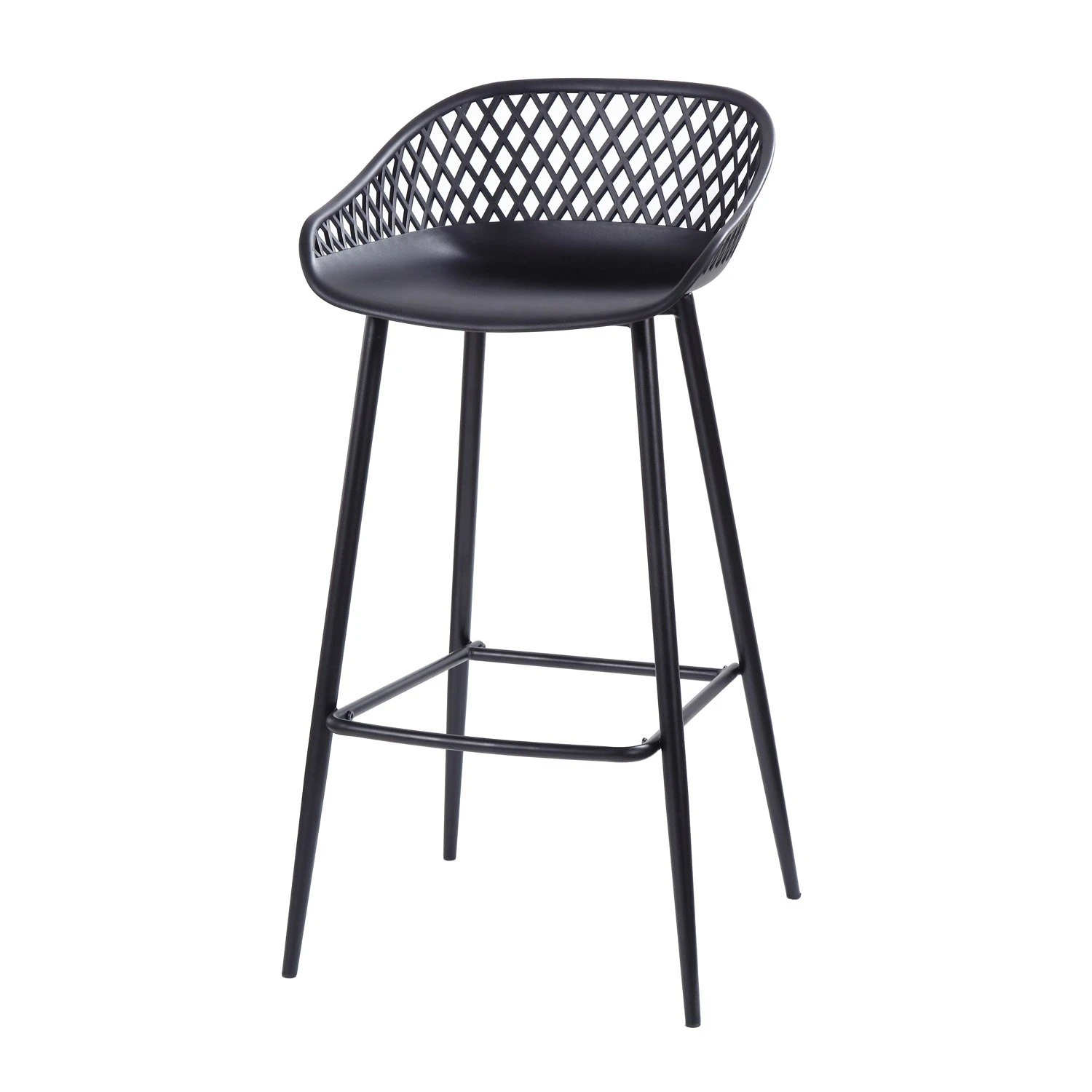 Barstoel WEBBING Zwart 1 Barstoel WEBBING Zwart