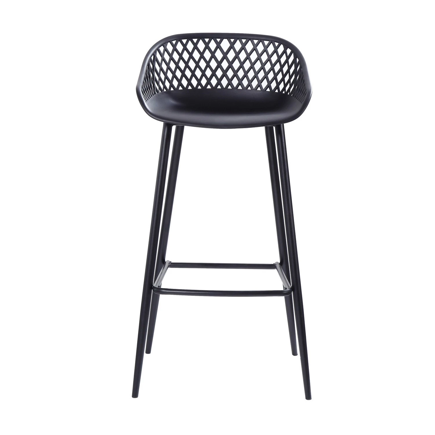 Barstoel WEBBING Zwart 2 Barstoel WEBBING Zwart - Image 2