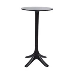 Bartafel BILLY Zwart - Ø 60 X H 110 Cm