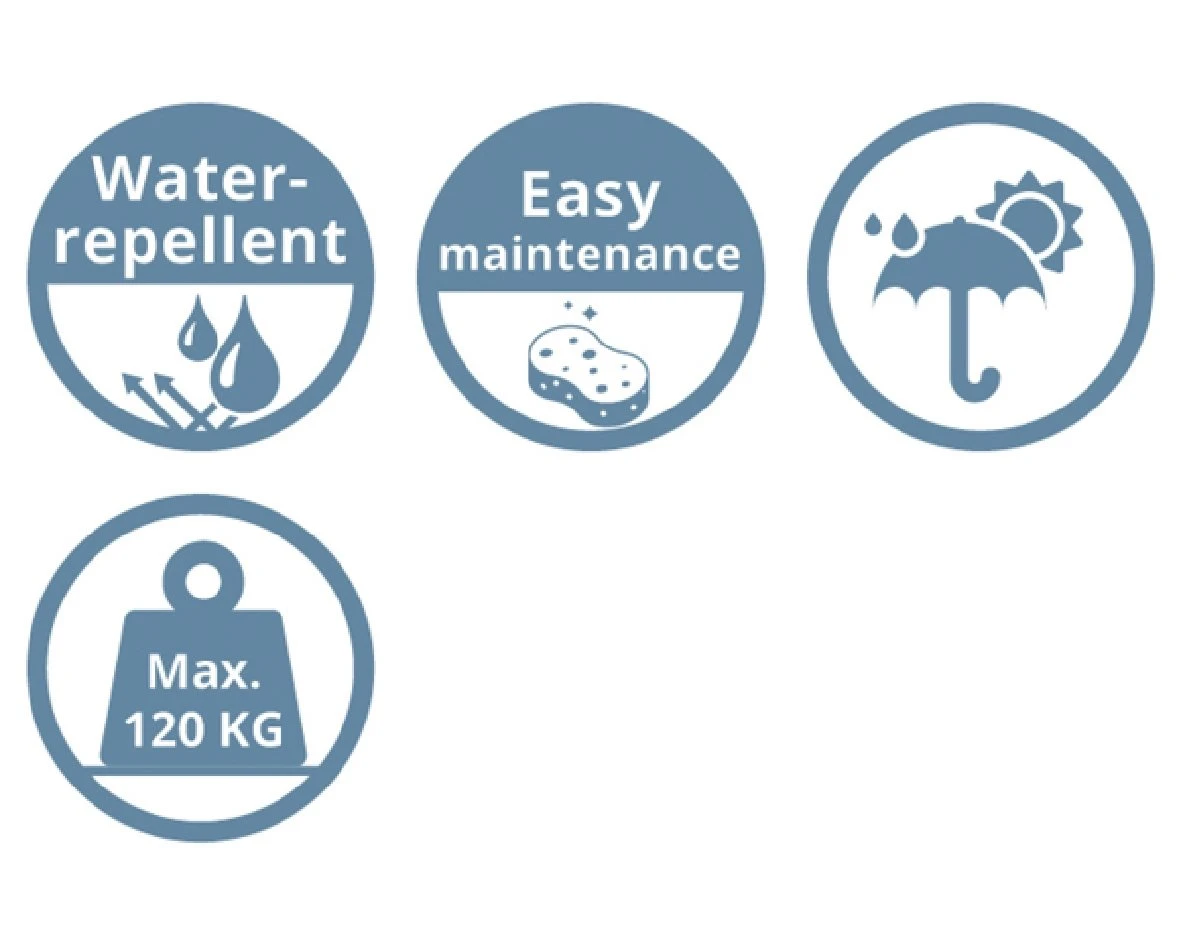 Bologna Hang-ei Wicker Grijs - Ø 95 X H 195 Cm 3 Bologna Hang-ei Wicker Grijs - Ø 95 X H 195 Cm - Image 3