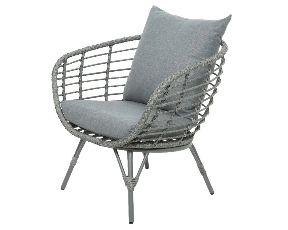 Evora Loungeset Grijs - 145 X 80 X 83 Cm 5 Evora Loungeset Grijs - 145 X 80 X 83 Cm - Image 5