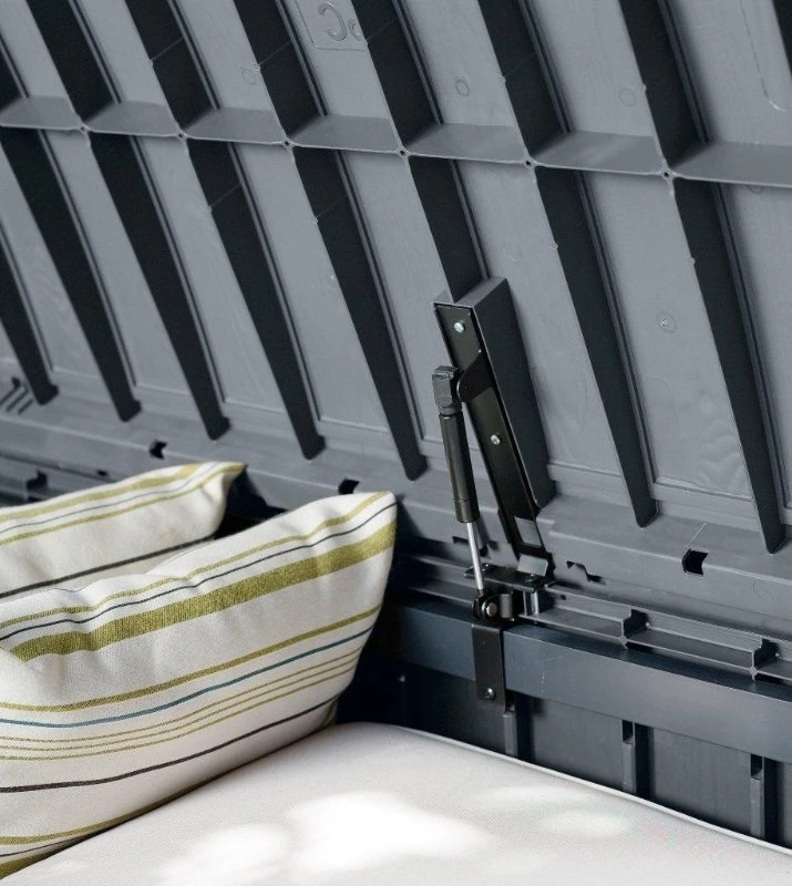 Keter Glenwood Opbergbox 390L Grafiet 6 Keter Glenwood Opbergbox 390L Grafiet - Image 6