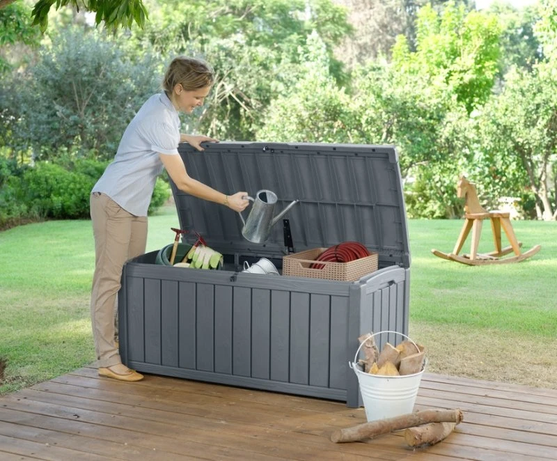 Keter Glenwood Opbergbox 390L Grafiet 5 Keter Glenwood Opbergbox 390L Grafiet - Image 5