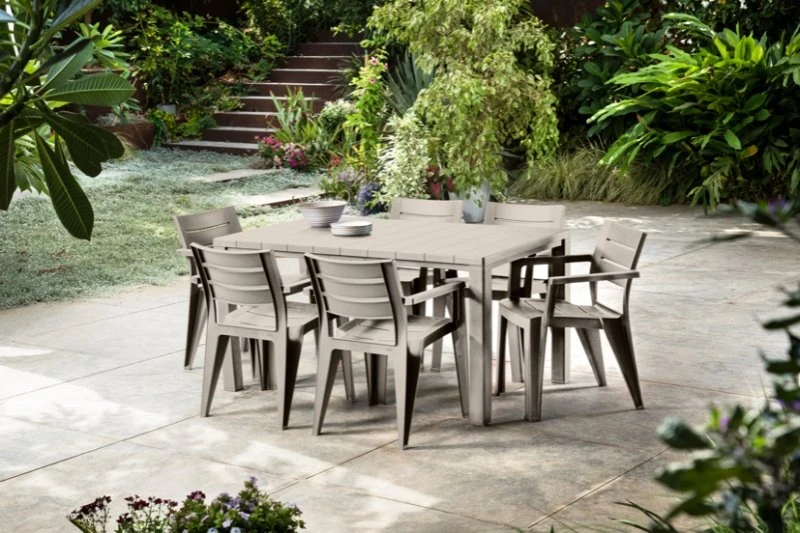 Keter Julie Tuinstoel Cappuccino 2 Keter Julie Tuinstoel Cappuccino - Image 2