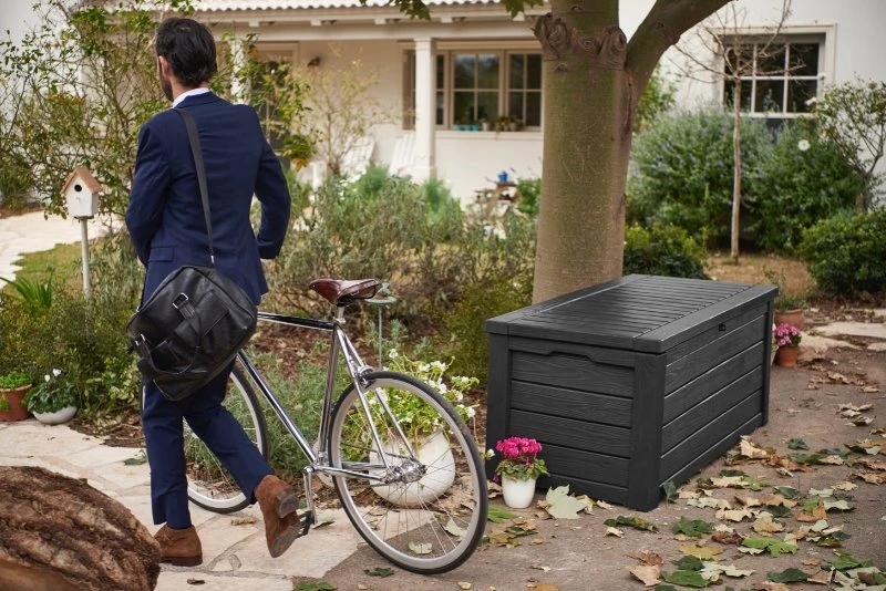 Keter Westwood Opbergbox 570L Grafiet 5 Keter Westwood Opbergbox 570L Grafiet - Image 5