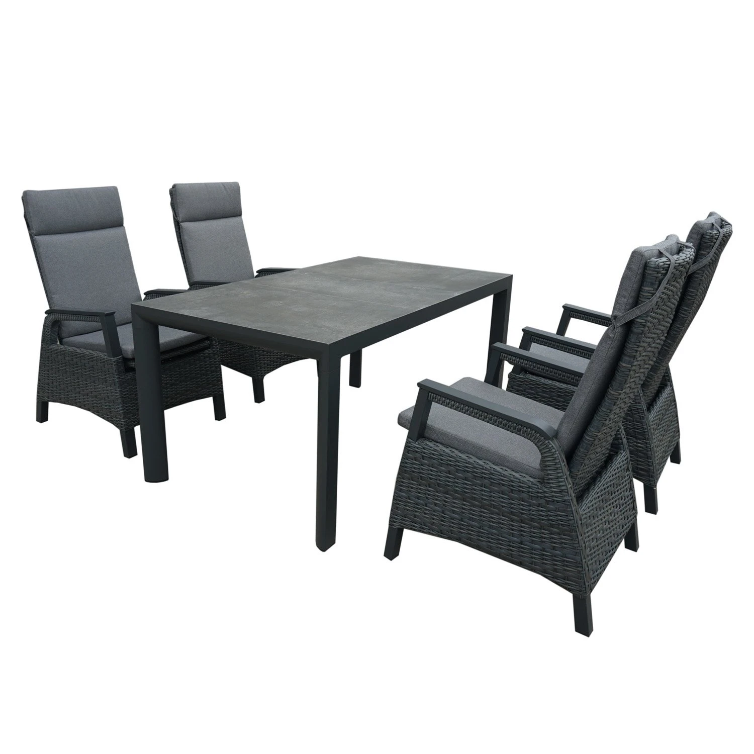 Royal Seasons FABIO DINING Tuinset Met 4 Stoelen 1 Royal Seasons FABIO DINING Tuinset Met 4 Stoelen
