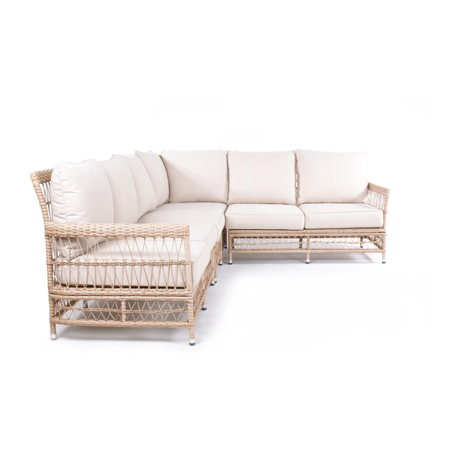 Royal Seasons MAURITIUS Hoeklounge Beige 2 Royal Seasons MAURITIUS Hoeklounge Beige - Image 2